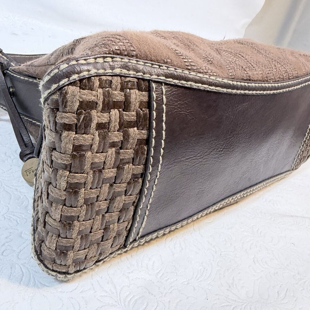Fossil Modern Vintage Brown Shoulder Bag - Picture 12 of 16